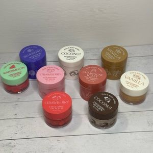 9pc Lip Mask Gloss Exfoliating Scrub B&BW Bath Body Works Bundle Lot Set Bundle